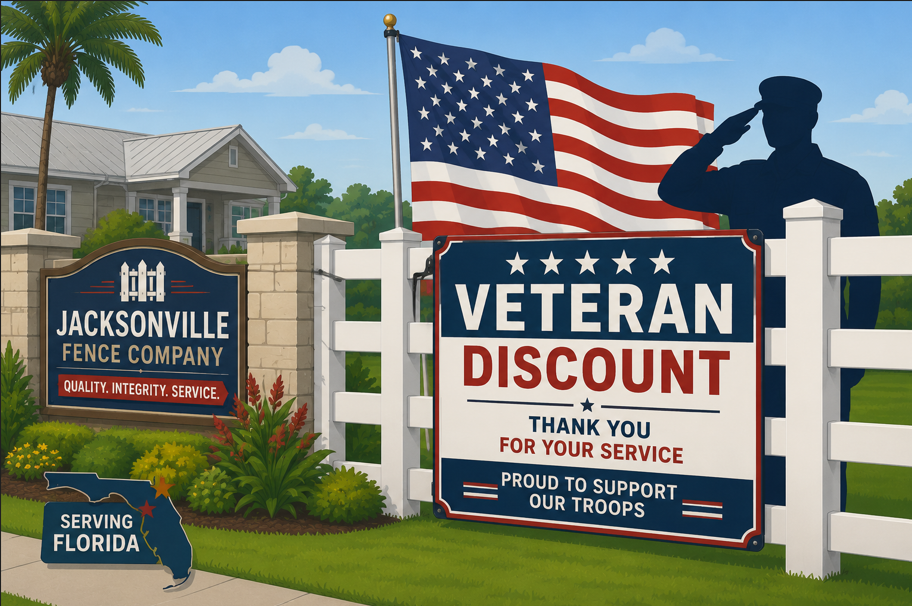 Jacksonville Fencing: Military Discounts for Local Veterans