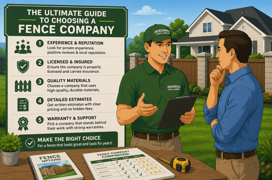 How to Choose a Fence Company in Jacksonville, FL