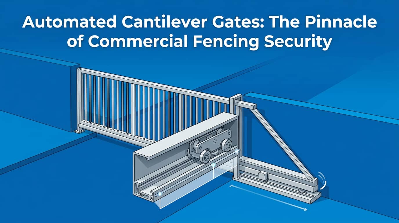 Automated Cantilever Gates: Jacksonville's Top Commercial Security Solution