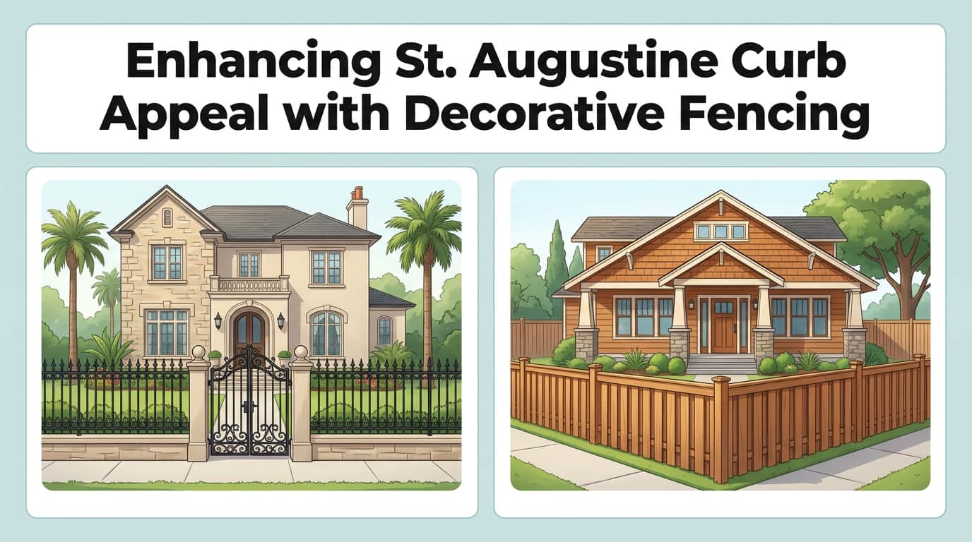 St. Augustine Decorative Fencing: Boost Curb Appeal & Value