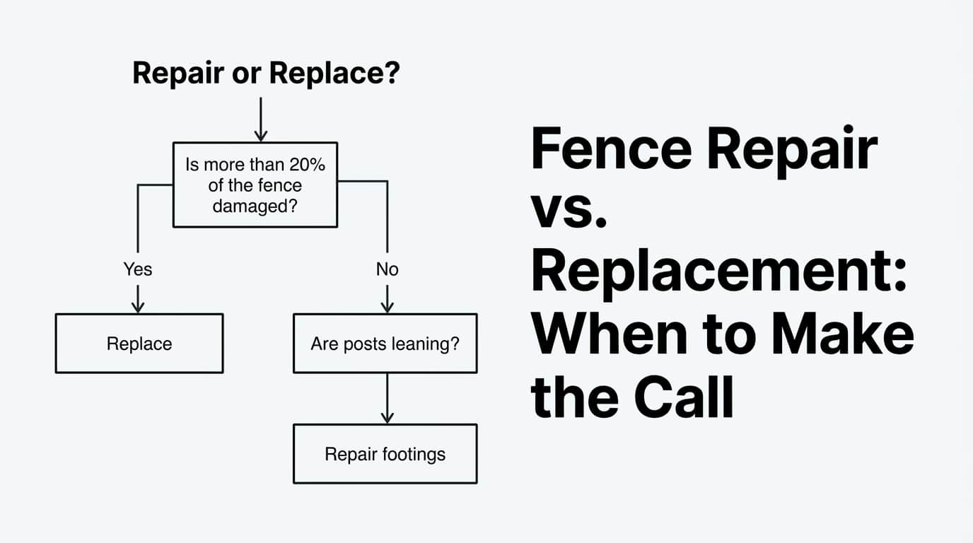Fence Repair vs. Replacement in St. Augustine: How to Decide
