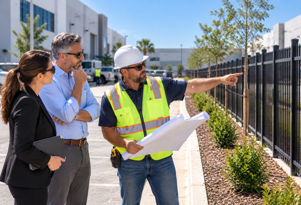 What a Commercial Client Should Expect From Fencing Contractors on a Multi-Building Jacksonville Sit