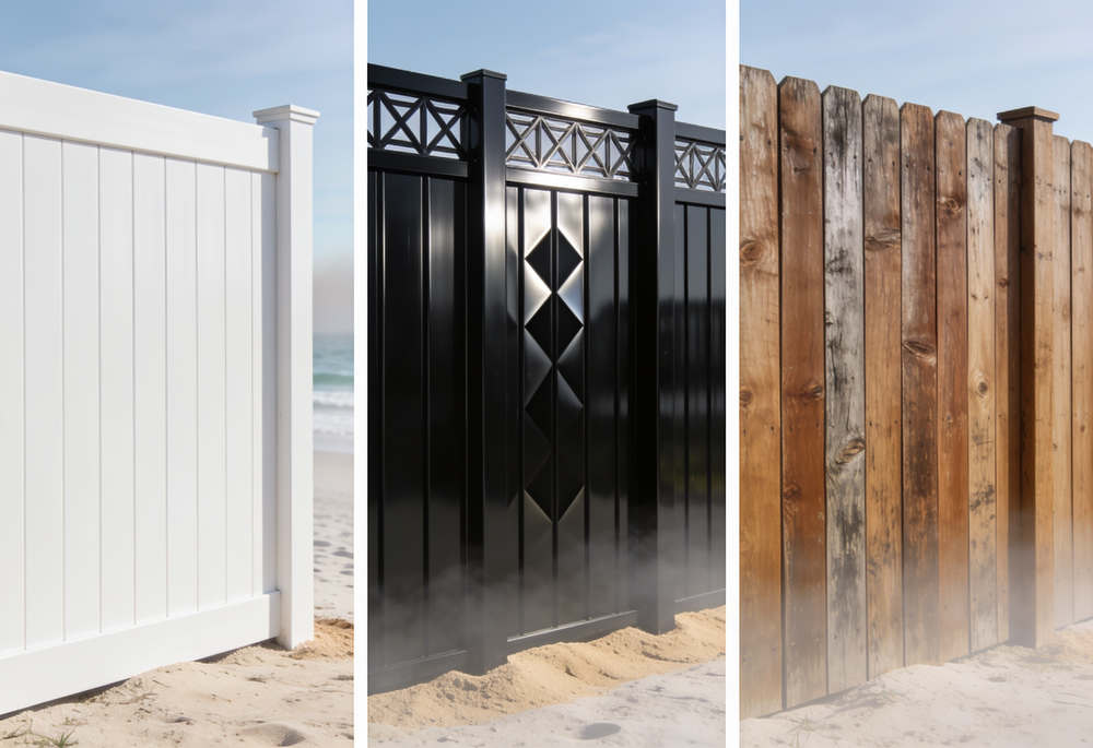 Vinyl vs. Aluminum vs. Wood in Jacksonville's Salt Air: Which Fence Actually Lasts?