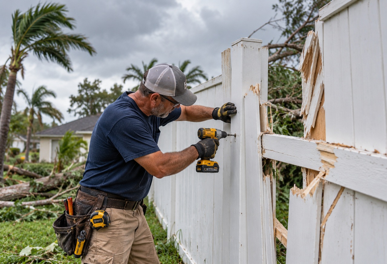 Storm Season Fence Repair in Palm Coast: How Fast Can a Contractor Get Your Property Secured?
