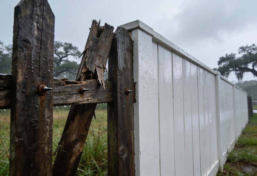 Leaning or Storm-Damaged Fence in St. Augustine? How to Know Whether to Repair or Replace