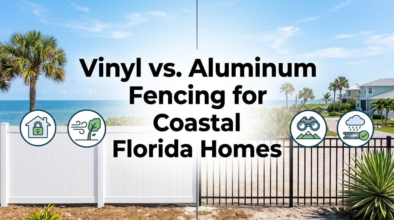 Vinyl vs. Aluminum Fencing: Best Choice for Jacksonville Coastal Homes