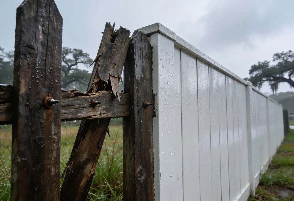 Leaning or Storm-Damaged Fence in St. Augustine? How to Know Whether to Repair or Replace