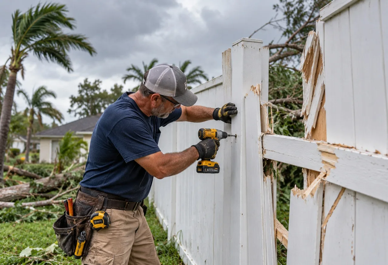 Storm Season Fence Repair in Palm Coast: How Fast Can a Contractor Get Your Property Secured?